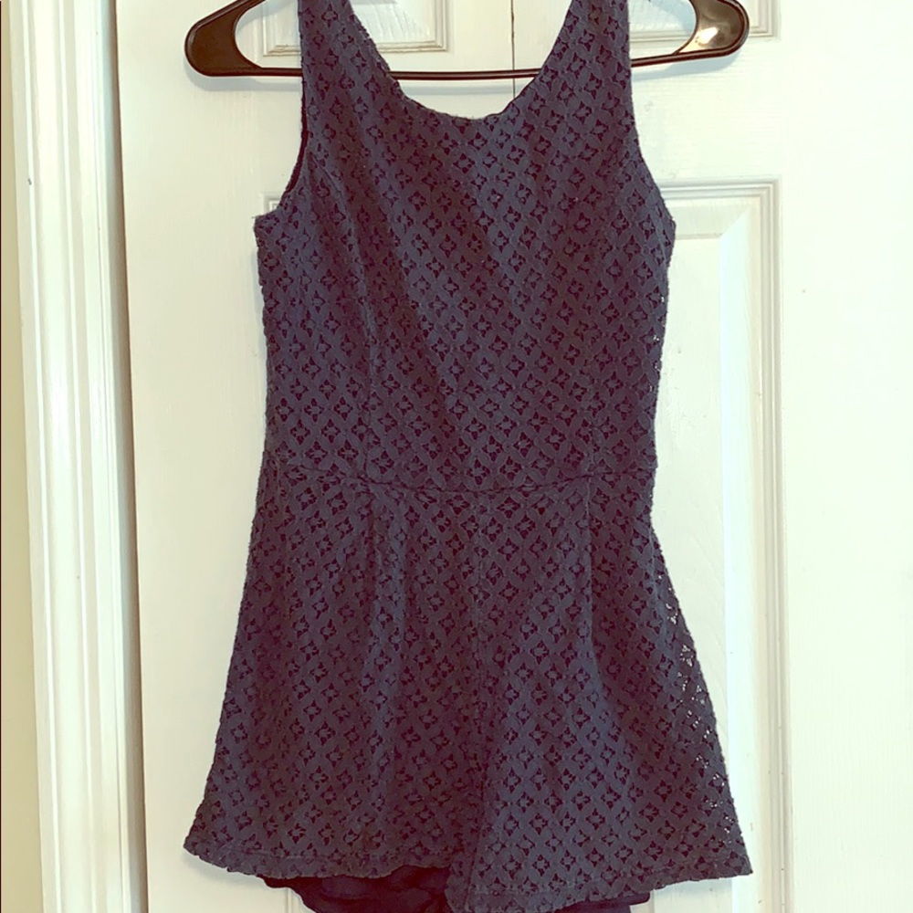 Navy blue romper